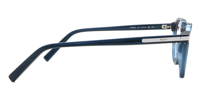 Salvatore Ferragamo SF 2955 414 Oval Transparent Navy Blue  display picture 1
