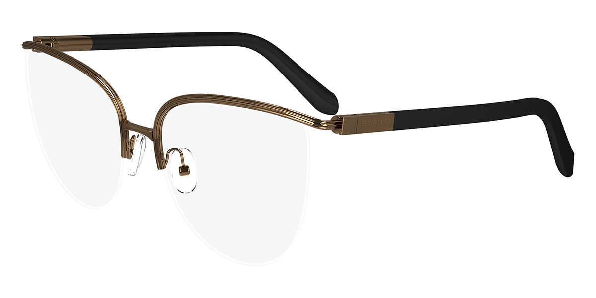 Salvatore Ferragamo Semi-rimless Eyeglasses – Premium Quality