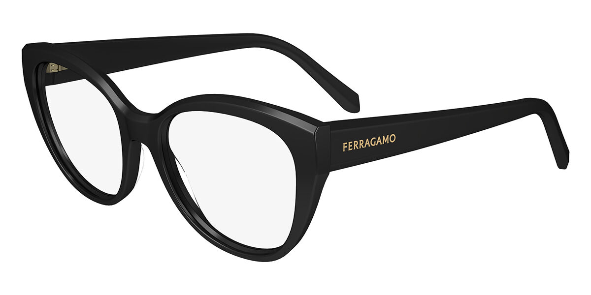 Salvatore Ferragamo SF 2970 001 Cat Eye Black Eyeglasses