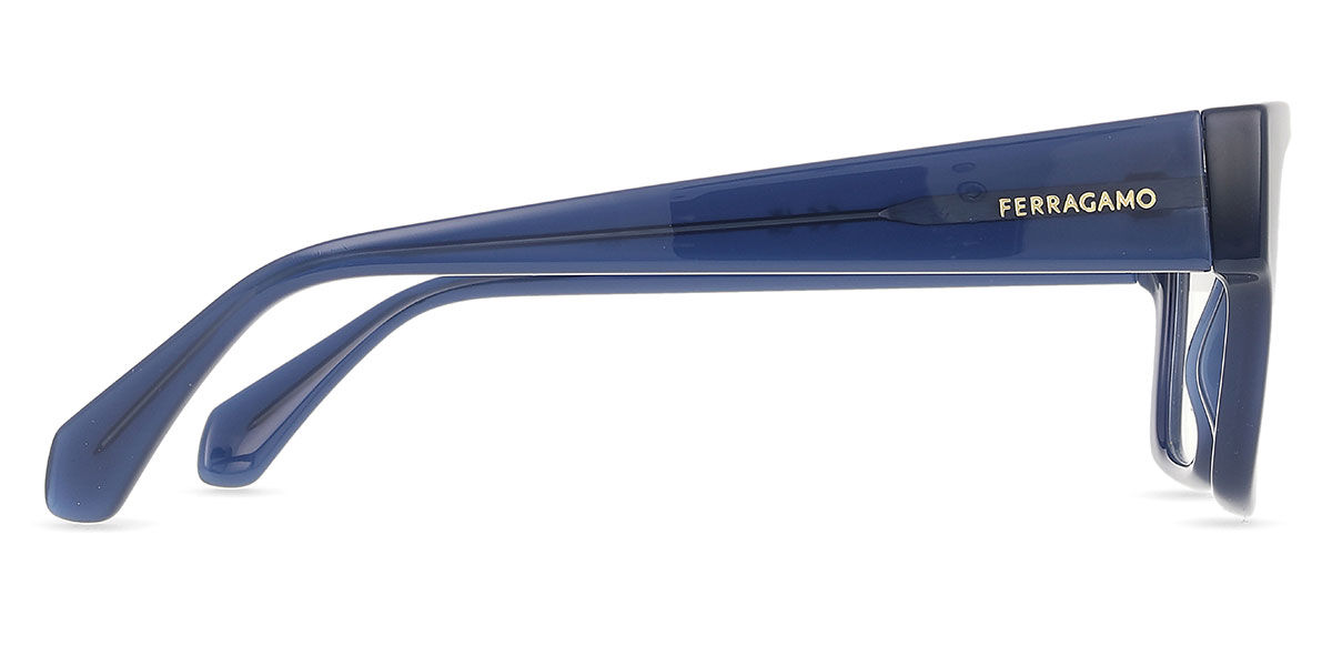 Salvatore Ferragamo SF 2975 423 Square Opaline Blue Eyeglasses