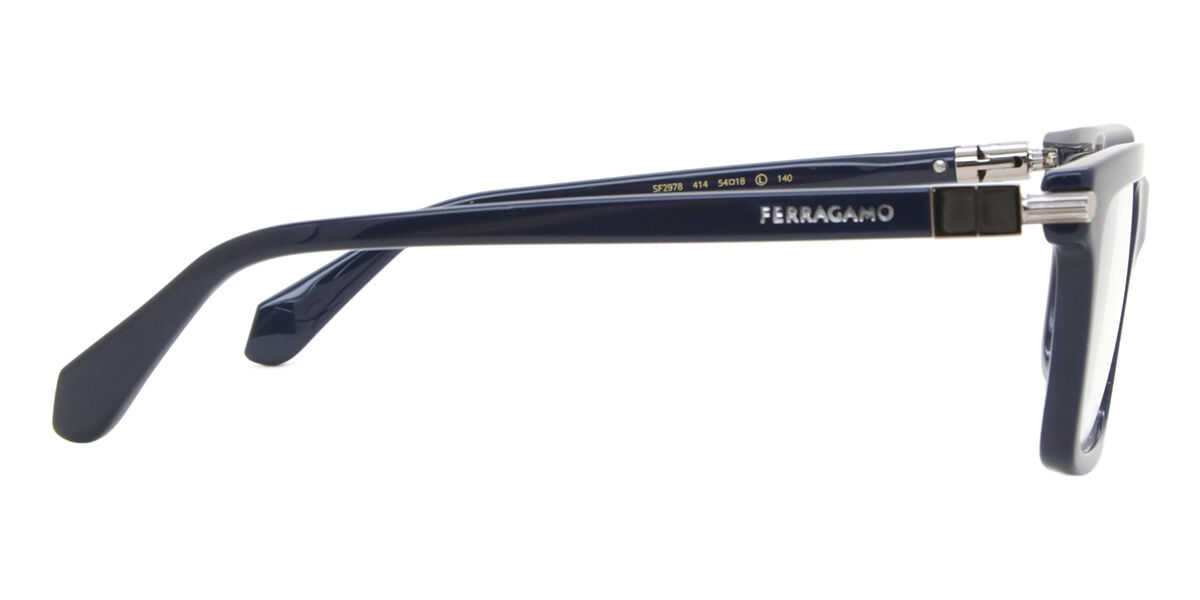 Salvatore Ferragamo SF 2978 414 Rectangle Navy Blue Eyeglasses