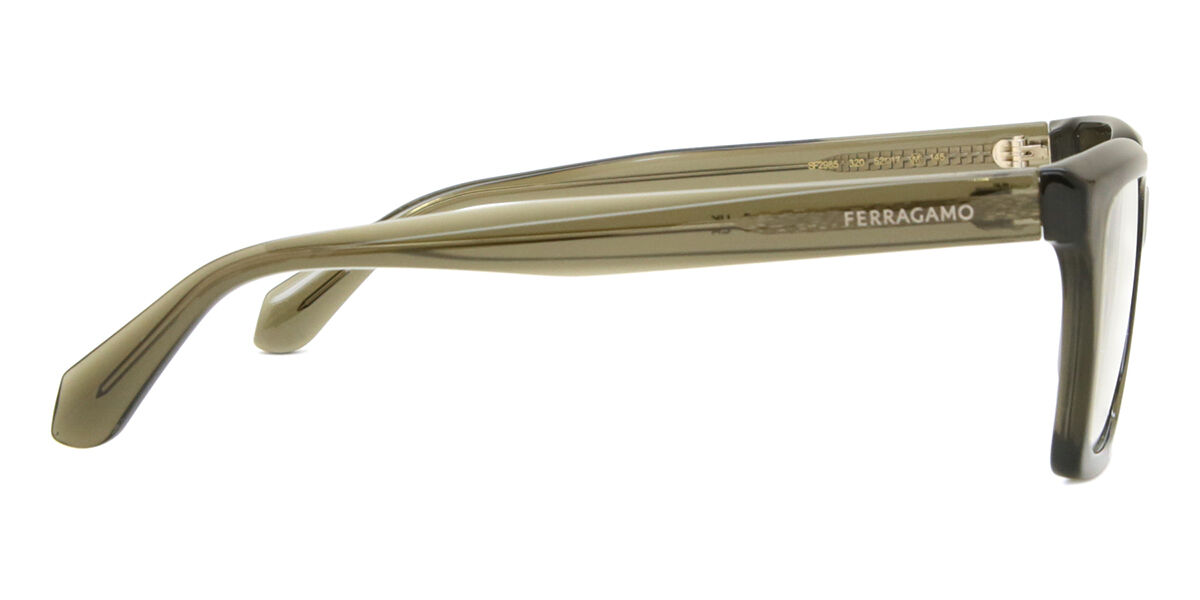 Salvatore Ferragamo SF 2985 320 Transparent Khaki Green Eyeglasses