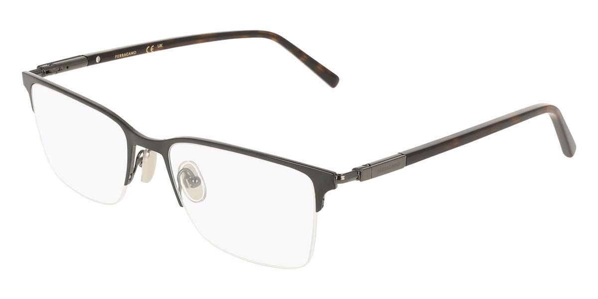 Salvatore Ferragamo Semi-rimless Eyeglasses – Premium Quality
