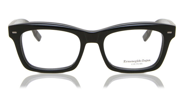 Ermenegildo Zegna prescription glasses for frames black Ermenegildo Zegna EZ5109 Shiny Black Prescription Eyeglasses main image 3