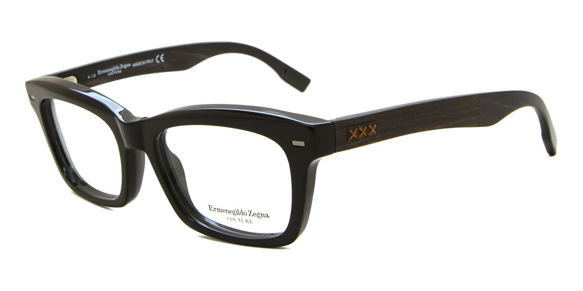 Ermenegildo Zegna ZC5006 001 Black Eyeglasses | SmartBuyGlasses US