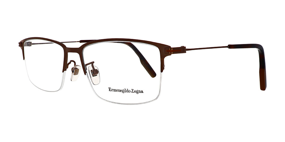 EZ5145F Asian Fit 001 Square Shiny Black Eyeglasses