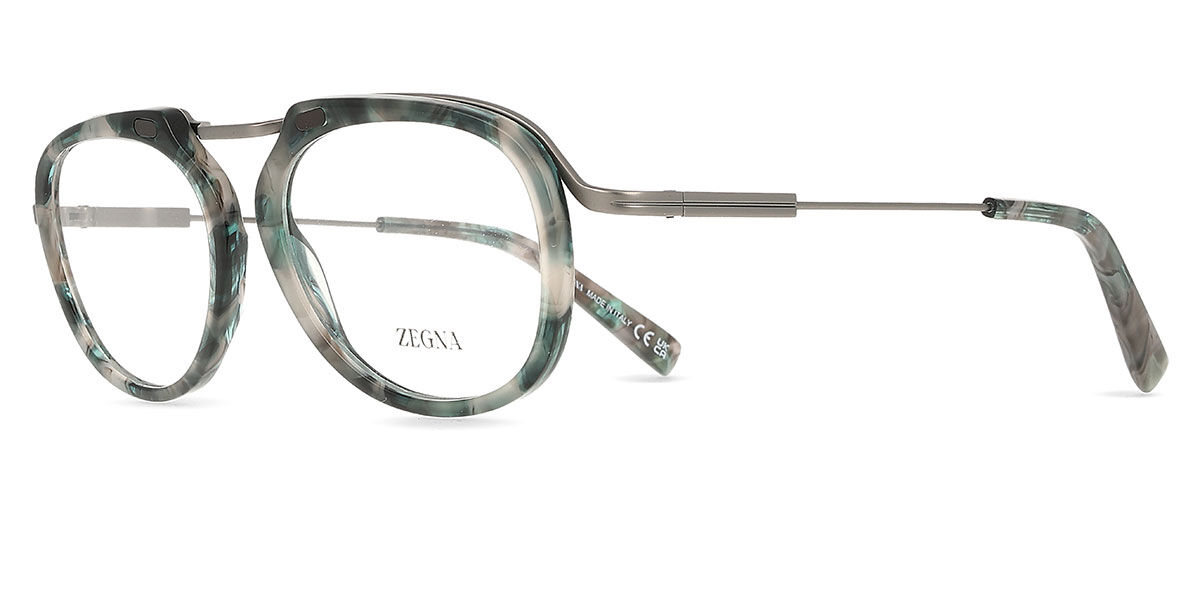 EZ5272 052 Green Grey Tortoise Eyeglasses | SmartBuyGlasses US