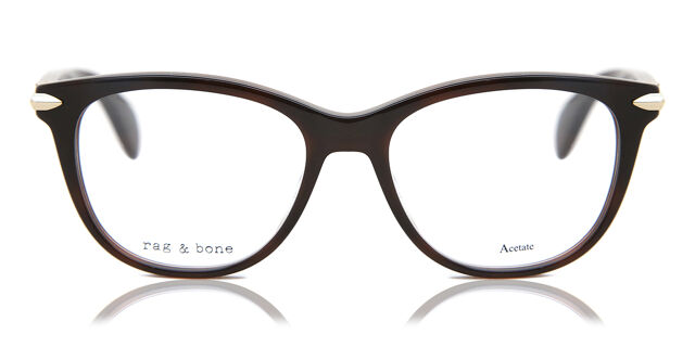 rag & bone Clear Brown Acetate Women’s Glasses Rag & Bone Women main image 4