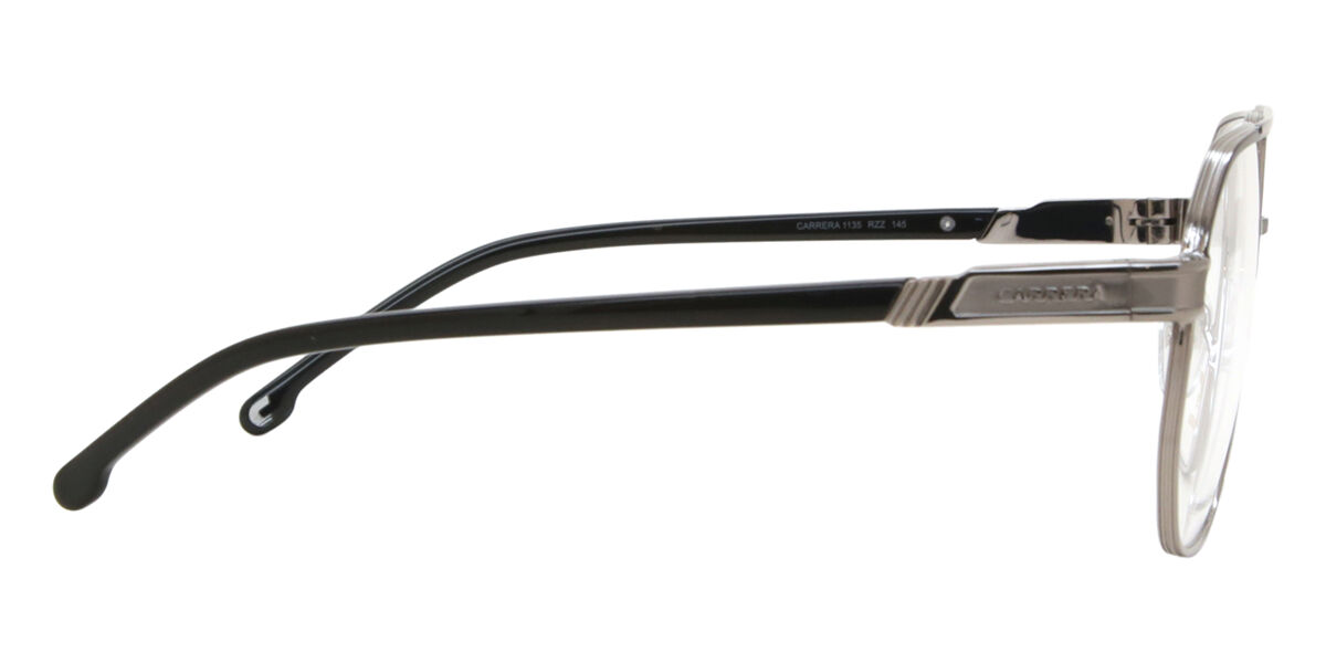 Carrera 1135 RZZ Pilot Dark Ruthenium Silver Top Matte Black
