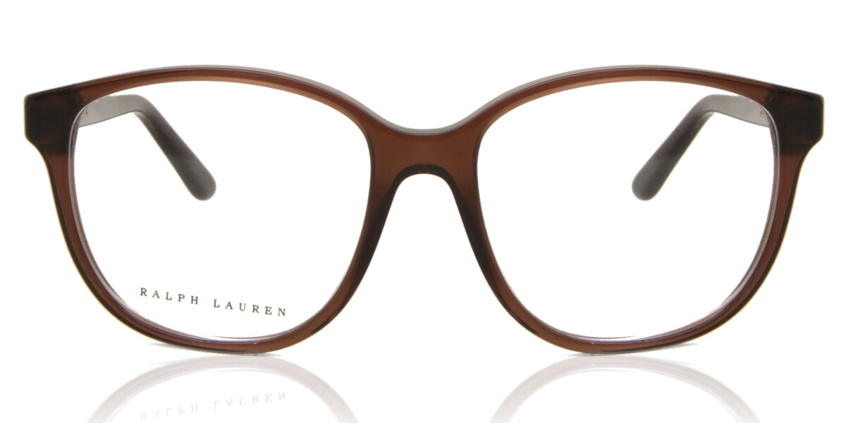 Ralph Lauren RL6222 5855 Square Transparent Brick Red Eyeglasses