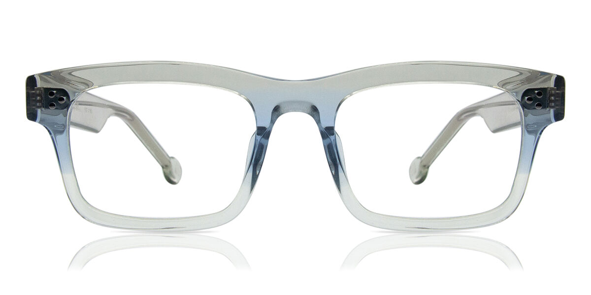 LA Eyeworks Wally 770 Transparent Grey Eyeglasses | SmartBuyGlasses US