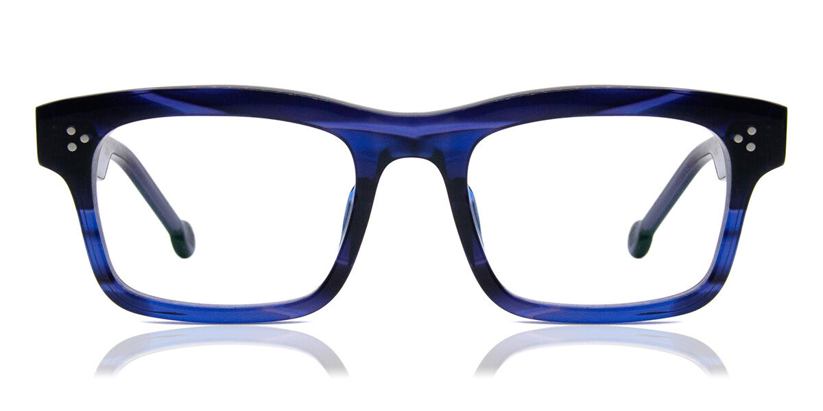 LA Eyeworks Wally 770 Transparent Grey Eyeglasses | SmartBuyGlasses US