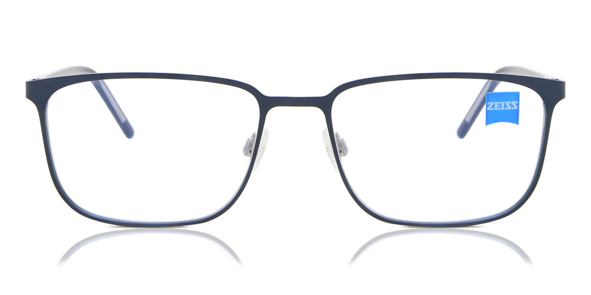 Zeiss ZS22400 410 Rectangle Matte Navy Blue Eyeglasses
