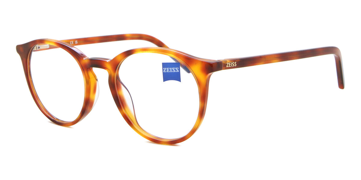 Zeiss ZS22501 243 Round Honey Tortoise Eyeglasses | SmartBuyGlasses US