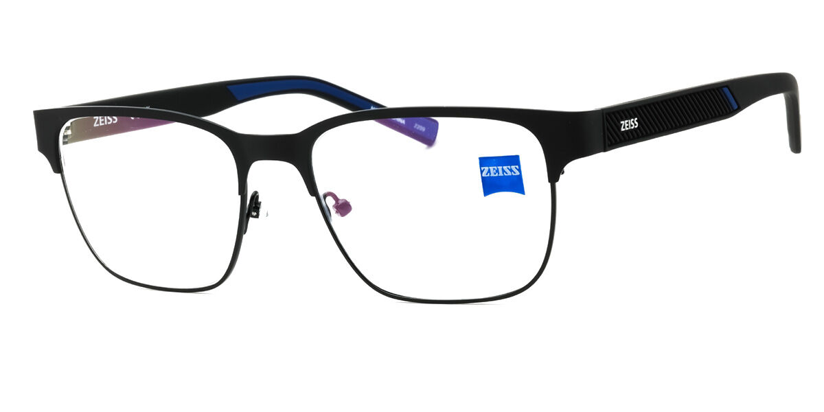 Zeiss ZS22400 410 Rectangle Matte Navy Blue Eyeglasses