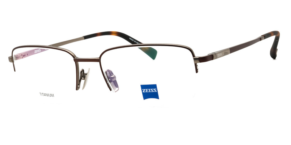 Zeiss ZS22400 410 Rectangle Matte Navy Blue Eyeglasses