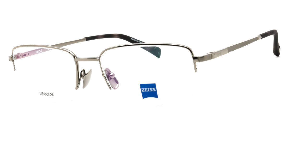 Zeiss ZS22400 410 Rectangle Matte Navy Blue Eyeglasses
