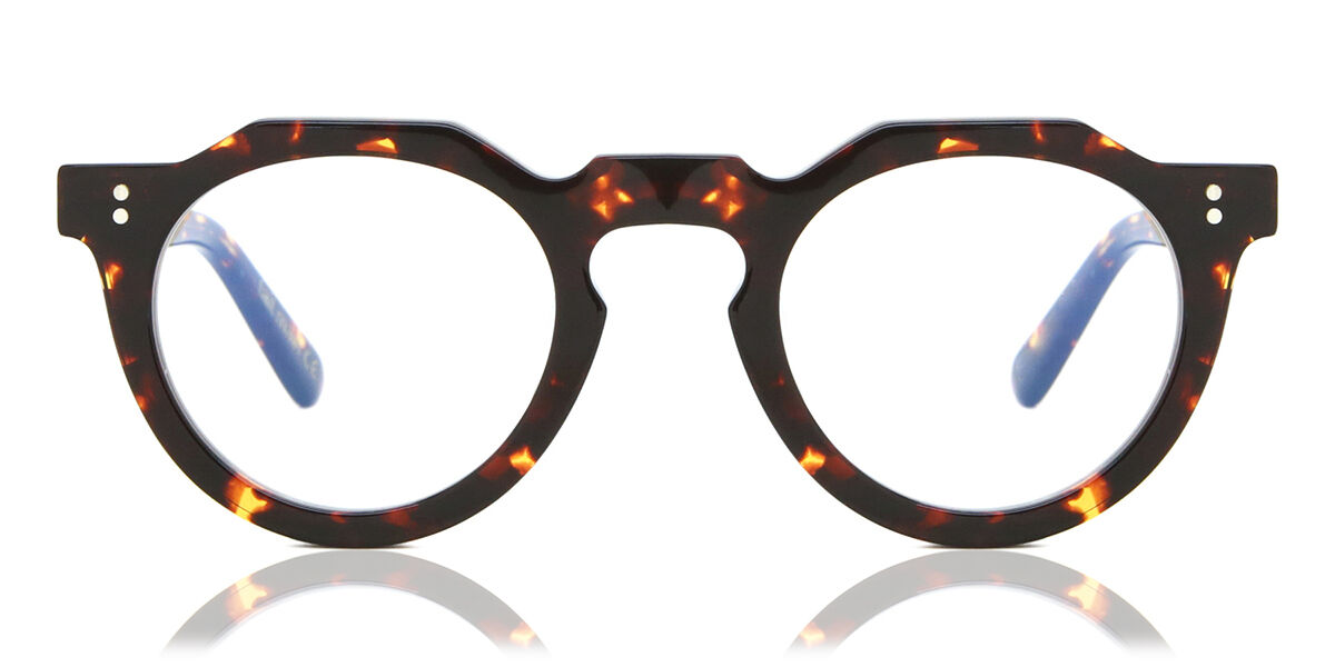Lesca PICA 424 Oval Dark Tortoise Eyeglasses | SmartBuyGlasses US