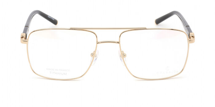 Charriol PC75075 C02 Pilot Shiny Silver Black Eyeglasses  display picture 3