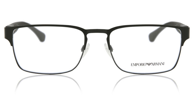 Emporio Armani EA1027 3001 Square Matte Black Eyeglasses  display picture 2