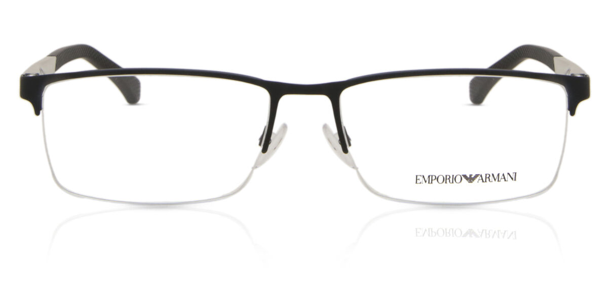 【廃盤モデル】Emporio Armani EA 9661 スクエア メガネ Emporio Armani EA1041 3094 Rectangle Black Rubber Eyeglasses