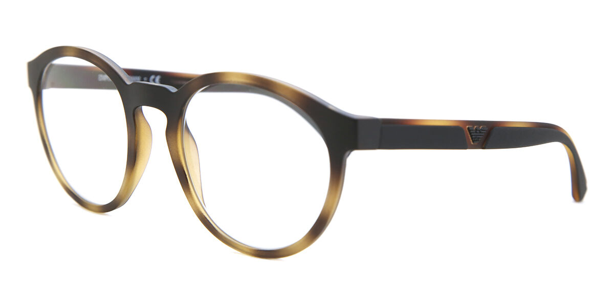 Emporio Armani EA4152 With Clip-On 58021W Matte Havana Eyeglasses