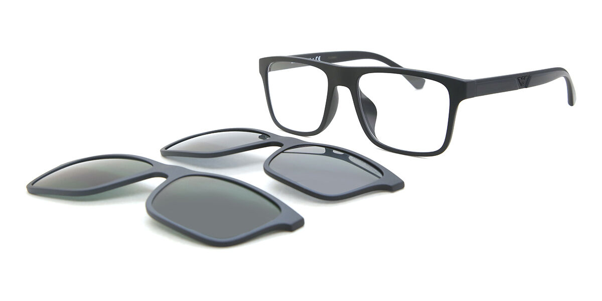 Emporio Armani EA4115F Asian Fit With Clip-On 58011W Rectangle