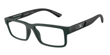Emporio Armani EA3251D Eyeglasses Dark Blue Acetate Rectangular Emporio Armani Demo Rectangular Men main image 3