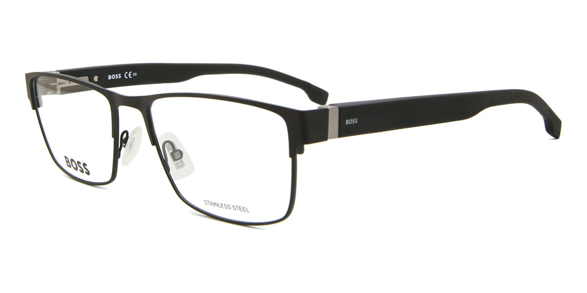 Boss 1040 003 Rectangle Matte Black Eyeglasses | SmartBuyGlasses US