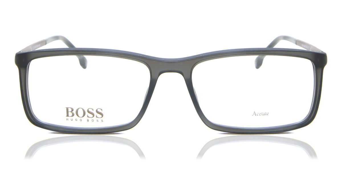 Boss 1184/IT KB7 Rectangle Transparent Grey Eyeglasses