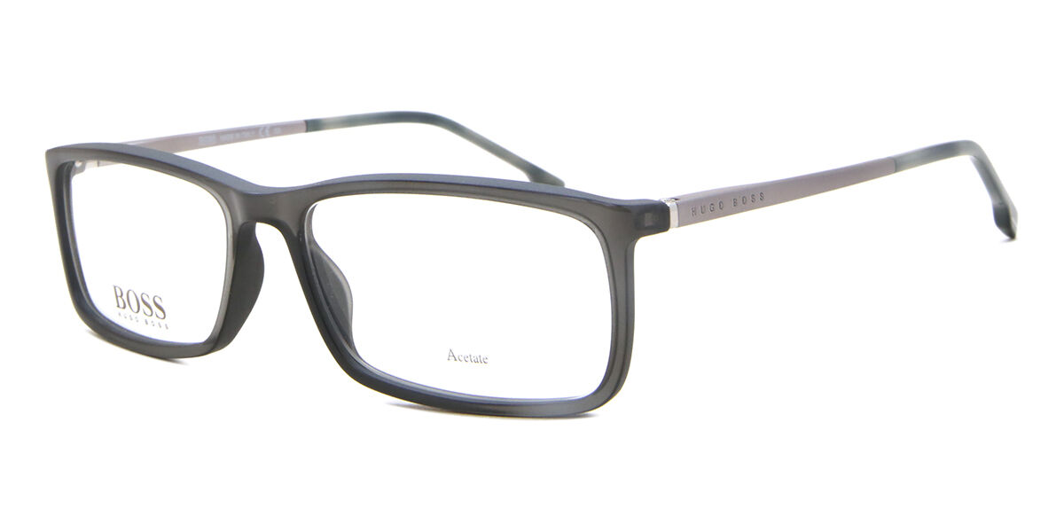 Boss 1184/IT KB7 Rectangle Transparent Grey Eyeglasses