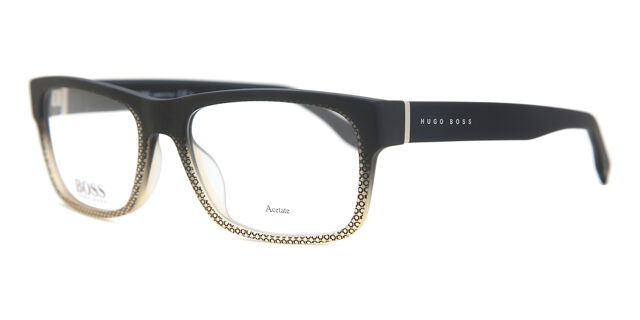 Boss 0729/IT KAC Square Transparent Grey Eyeglasses  display picture 2