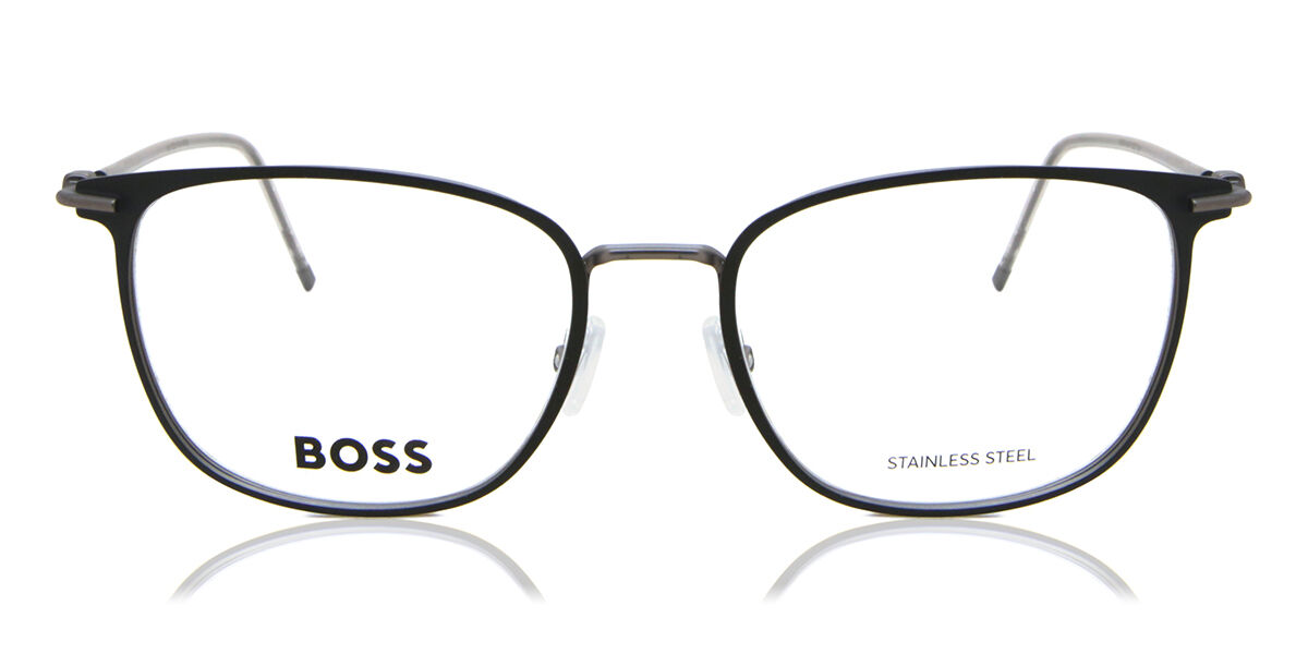 【BOSS様】専用 Boss 1431 RZZ Square Matte Black Eyeglasses | SmartBuyGlasses US