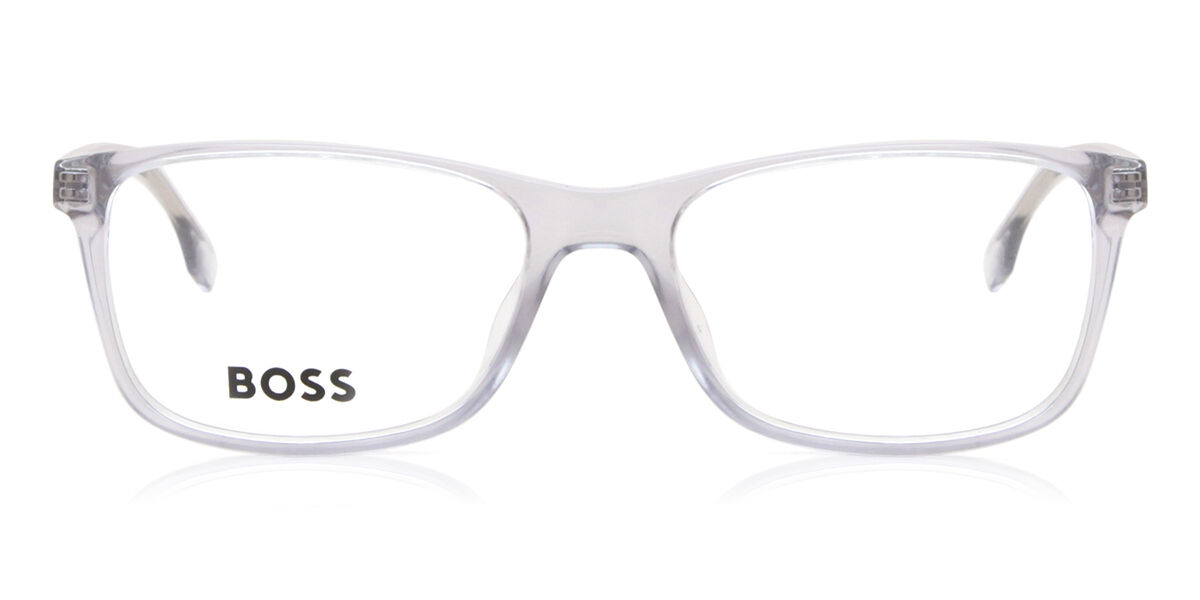 Boss 1570 KB7 Square Transparent Grey Eyeglasses | SmartBuyGlasses US