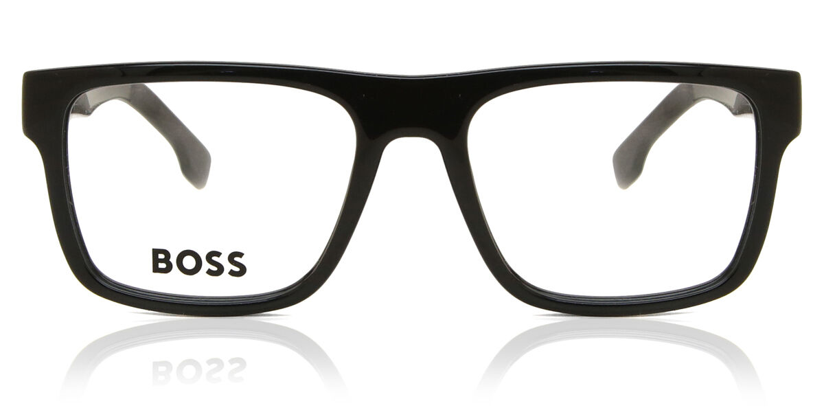 Boss 1652 807 Rectangle Black Eyeglasses | SmartBuyGlasses US