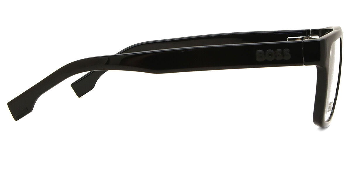 Boss 1652 807 Rectangle Black Eyeglasses | SmartBuyGlasses US