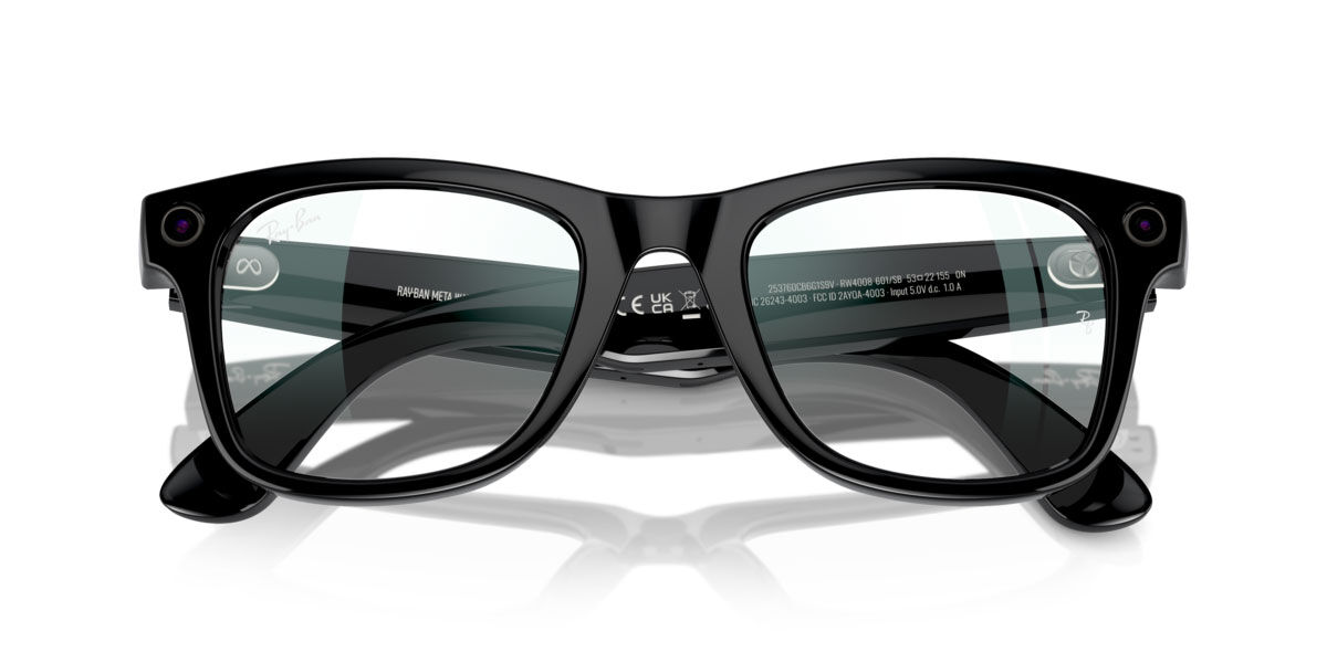 Ray-Ban Meta RW4008 Wayfarer with Blue-Light Block 601/SB Square