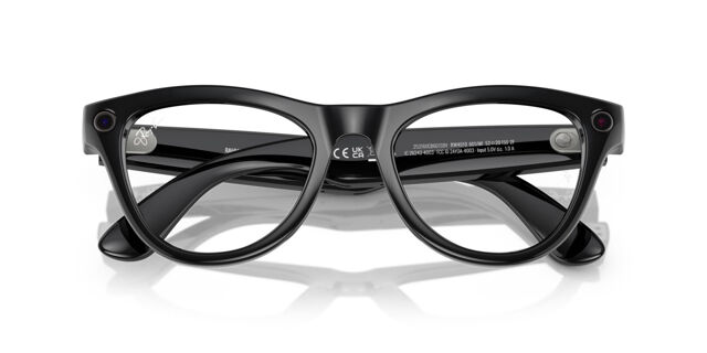 Ray-Ban Meta RW4010 Skyler 601/MF Cat Eye Black Eyeglasses 