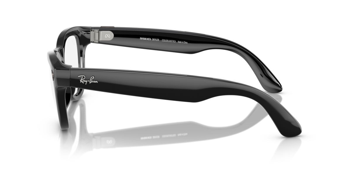 Ray-Ban Meta RW4010 Skyler 601/MF Cat Eye Black Eyeglasses