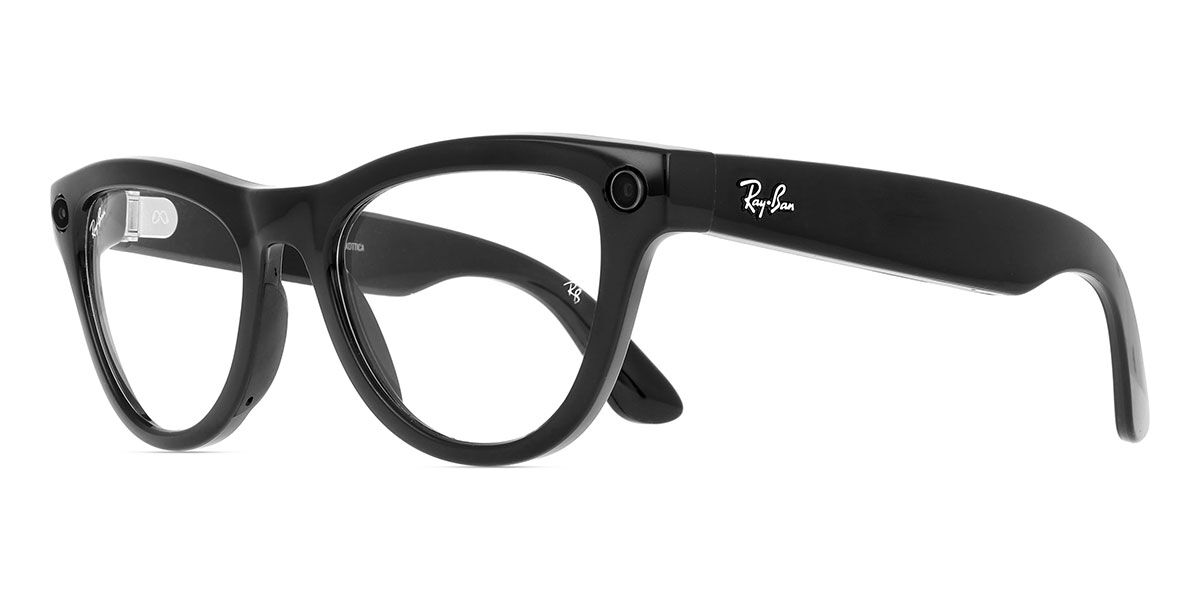 Ray-Ban Meta RW4010 Skyler 601/SB Cat Eye Black Eyeglasses