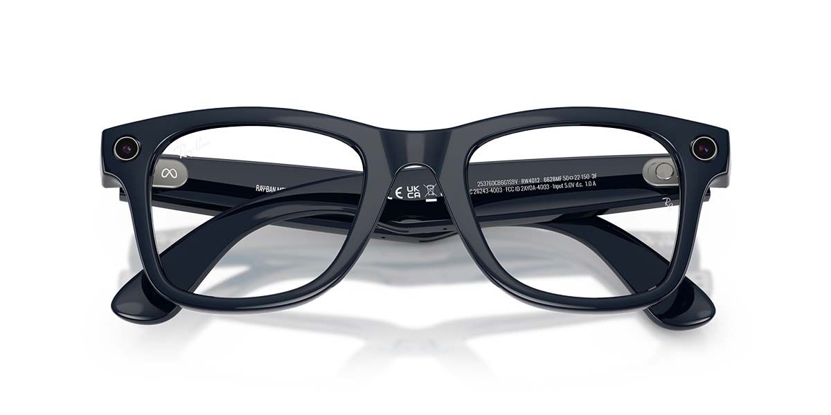 小物 Ray-Ban  Wayfarer Gen 2 4012 Ray-Ban Meta RW4012 Wayfarer Gen 2 6628MF Square Cosmic Blue